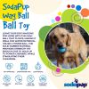 Wag Ball Rubber Dog Chew Toy for Heavy Chewers | Floating Fetch Toy | USA Made
