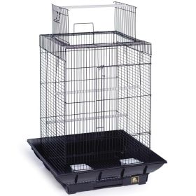 Clean Life Play Top Bird Cage (Option: Red & Black)